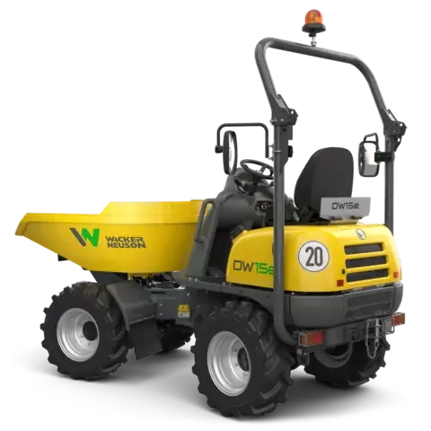 Dumper électrique sur pneus